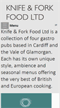 Mobile Screenshot of knifeandforkfood.co.uk